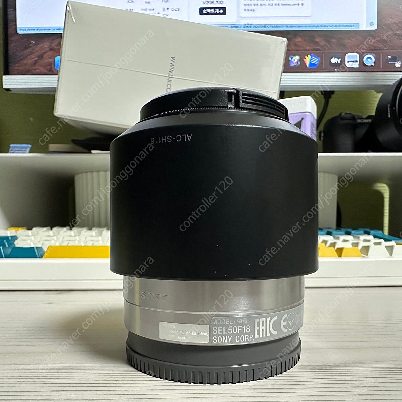 SONY 여친렌즈 SEL 50mm f1.8 + 렌즈필터