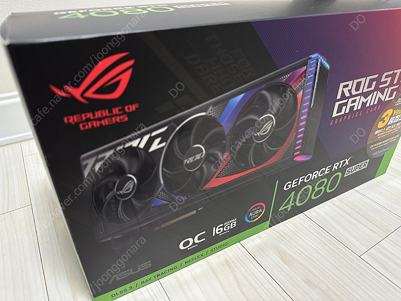 [울산] ASUS ROG STRIX 지포스 RTX4080 SUPER O16G GAMING OC