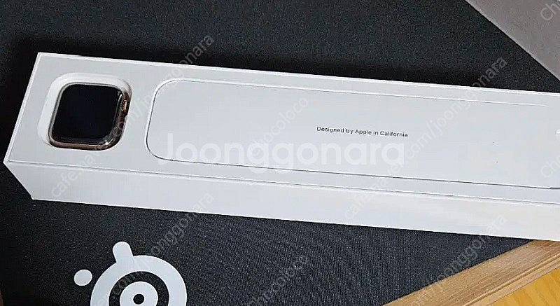 애플워치4 40mm 골드 스테인레스 스틸 케이스 & 골...--1