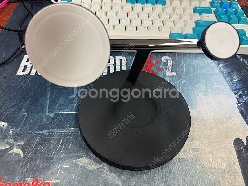 벨킨 3in1 무선충전기 wiz017 블랙 박스풀--0