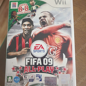 닌텐도 위 wii 정품게임CD FIFA 09 ALL-PLAY