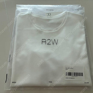 R2W Lizzo silket cotton T 아이보리