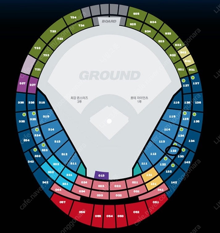 6/16(일) 최강야구 VS 롯데자이언츠 1루 몬스터즈석 123블럭 2연석 양도합니다!