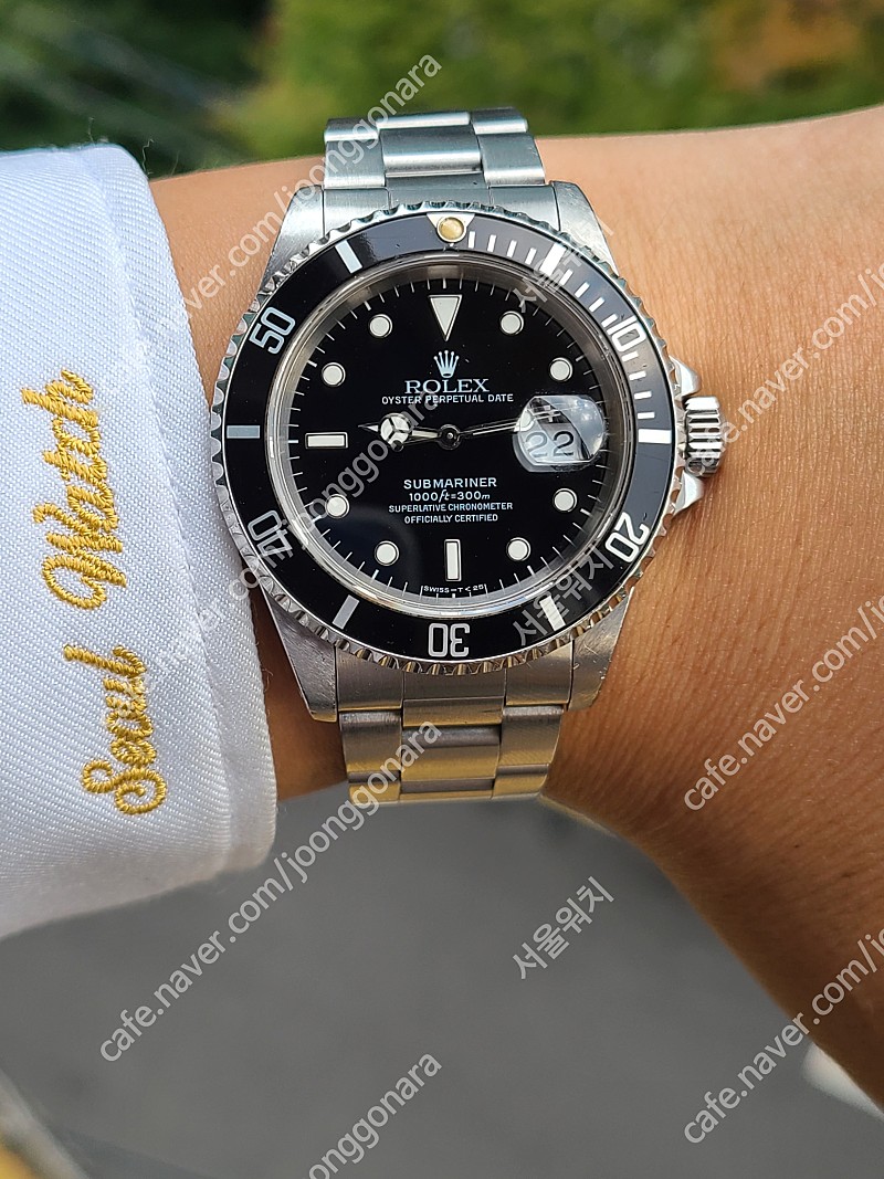 [정품] 롤렉스 서브마리너 블랙 데이트 트리튬 빈티지 (Rolex Submariner Black Date Tritirum Lume)