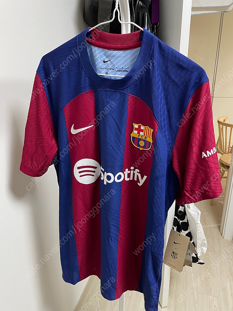 UCL FC 바르셀로나 유니폼 홈셔츠 23 24 스타디움 컬렉션 반팔티 페드리 새제품 팝니다
