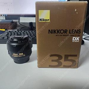 니콘 AF-S DX NIKKOR 35mm f1.8G 렌즈팝니다