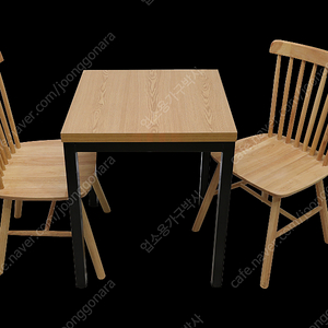 카페 식당 인테리어 디자인 의자 고무나무 나무의자