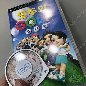 Psp umd 모두의골프+아이돌마스터sp 일괄