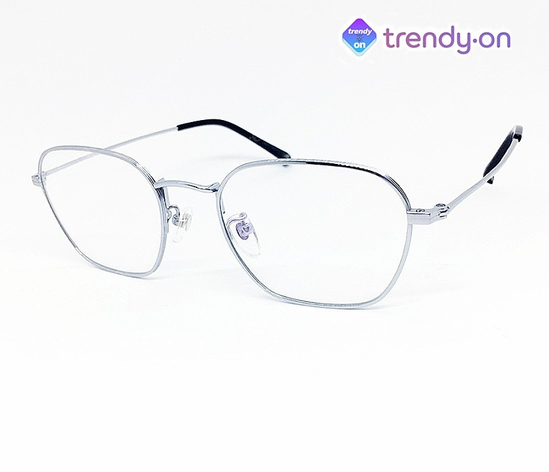 [추가증정] 트랜디온 실버 티타늄 안경테 가벼운 남녀공용 새제품