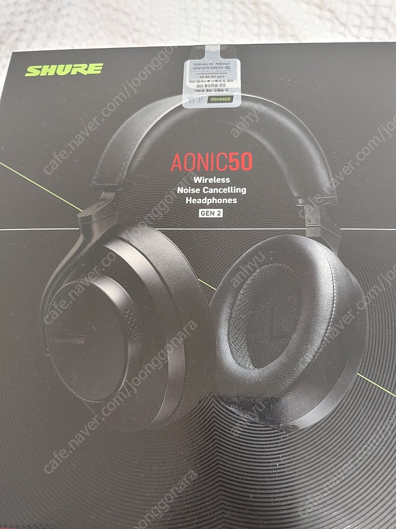 슈어 에어오닉50 젠2 shure aonic50 gen2 블루투스 헤드폰