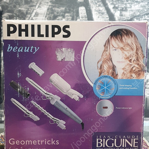 필립스 헤어스타일러 6 in 1, 멀티 고데기, 스트레이트너, philips Geometricks