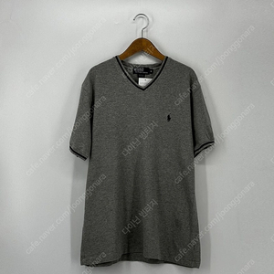 폴로 랄프로렌 브이넥 니트 반팔 티셔츠 (M size / GRAY)