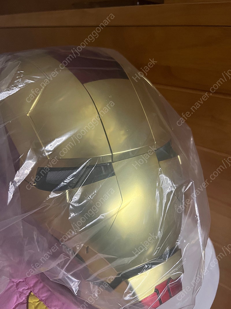 오토킹 아이언맨 헬멧 1:1 무광 골드버젼 mk5 마블 마스크