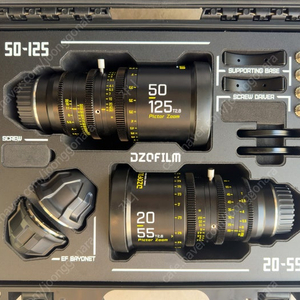 [디지오] 시네렌즈 Dzoflim pictor zoom 20-55mm ,50-125mm T.2.8