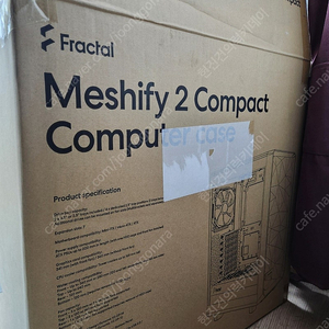 프랙탈 디자인 Meshify 2 Compact Light 강화유리 블랙 케이스