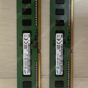 삼성 PC 램 DDR3 4G 2개 택포가로 판매합니다