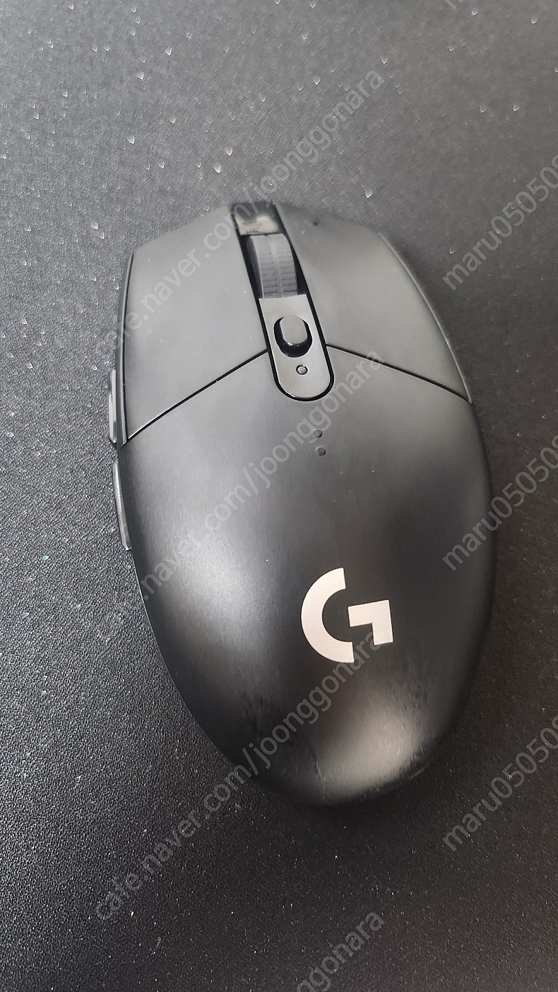 로지텍 G304 블랙 무선 마우스 + 슈퍼글라이드 2
