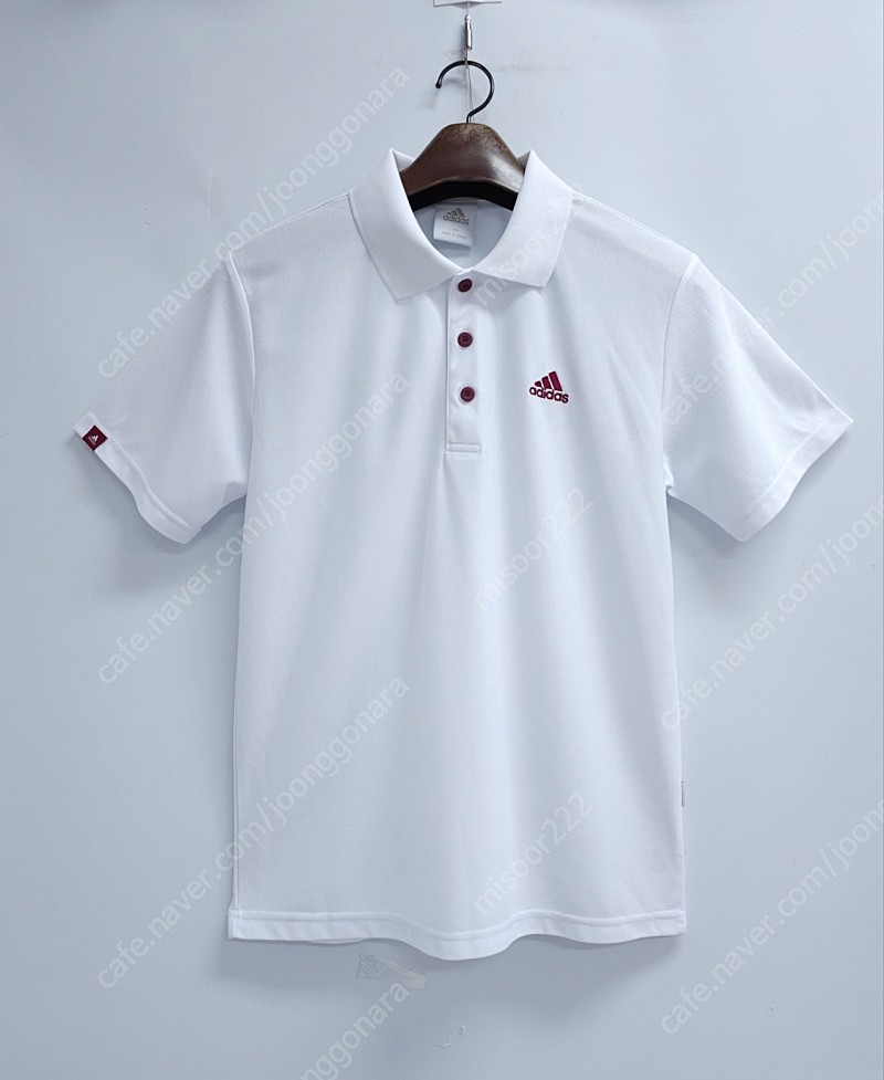 (남95) 아디다스 기능성 카라 반팔 티셔츠