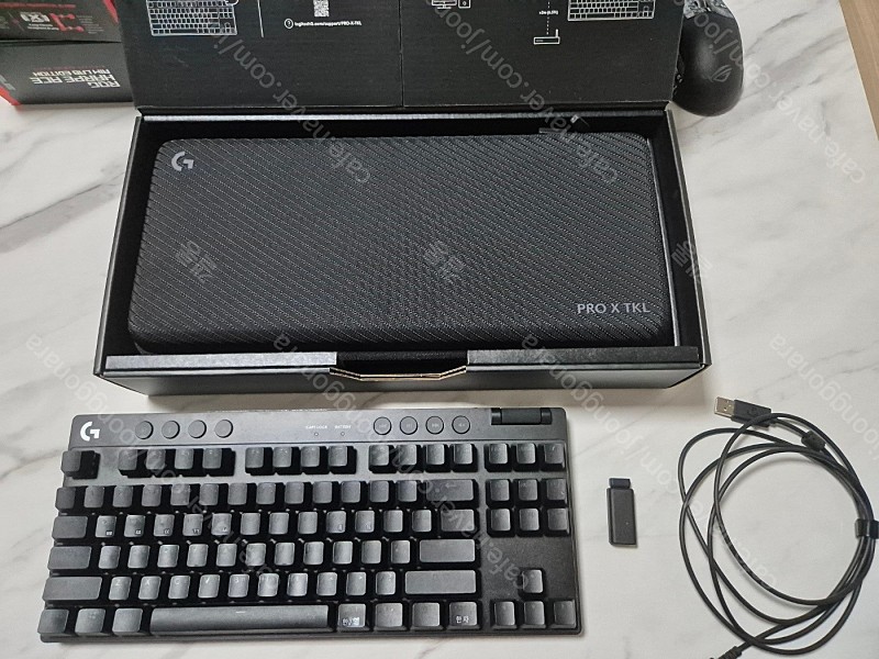 로지텍 G PRO X TKL 무선 게이밍 키보드 (블랙, 리니어) 판매합니다.