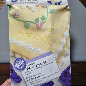 Wilton 윌튼 프레스세트 디자인패턴 총 8pcs