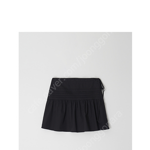 Leeds 리즈 Pintuck leaf skirt(블랙/xs)