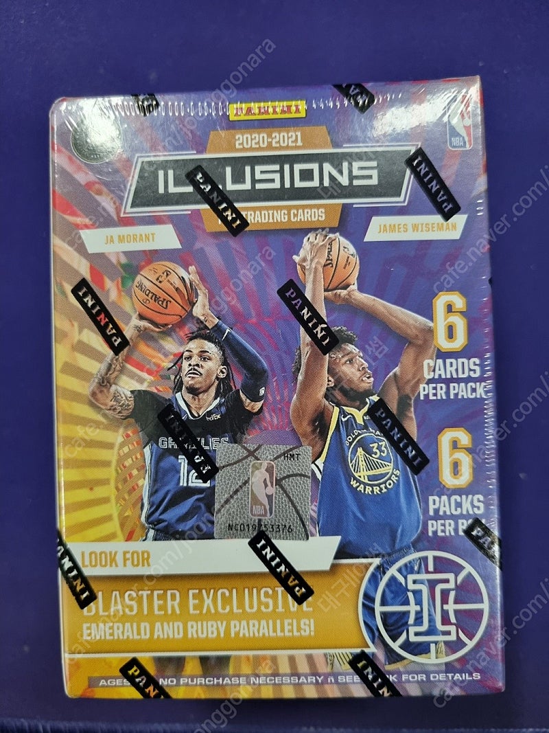 NBA 농구 카드 미개봉 박스 판매합니다(일루젼 블라스터 박스 외 11종)