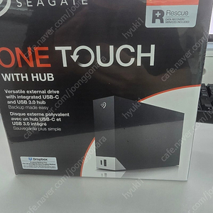 씨게이트 외장하드 8TB OneTouch Hub 8TB 미개봉 정품 판매 합니다