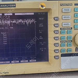 LG SPECTRUM ANALYZER SA-7270A 9khZ~2.7GHz