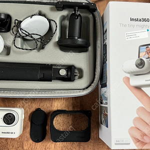 액션캠 인스타 고쓰리 고삼 insta 360 go3 64Gb 트레블키트 여행 키트 박스 풀세트