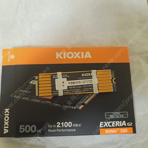 키오시아 EXCERIA G2 M.2 ssd 500gb 팝니다