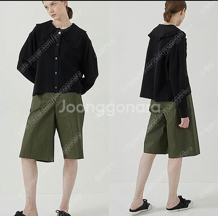 한섬 시스템 SYSTEM 세일러 칼라 가디건/90/F--7