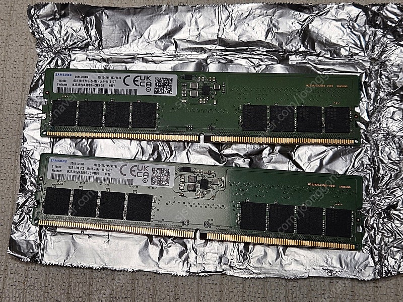 삼성 DDR5램 5600 16GB X 2 판매합니다.