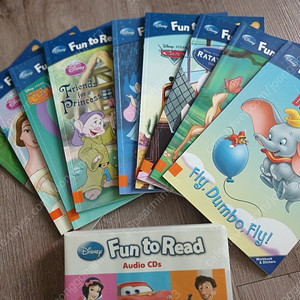 디즈니 펀투리드 K단계 9권과 cd(fun to read)