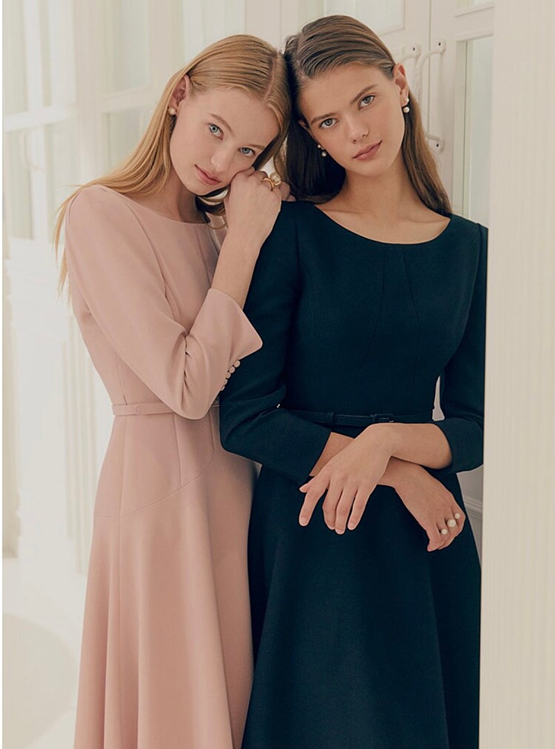 BAU JULIA Scoop neck dress (pink) 새상품 / 비에이유 바이 브라이드앤유 줄리아 원피스