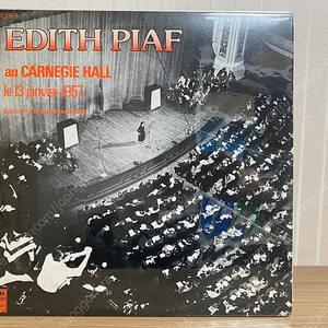 EDITH PIAF / au CARNEGIE HALL 1977년 LP (개인 보유앨범)