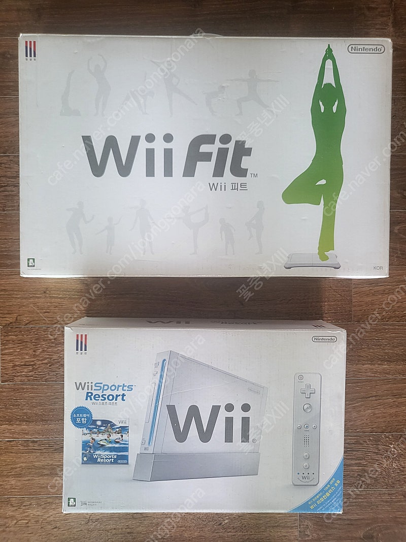 [박스풀셋] 닌텐도 위 wii 2인세트 + 위피트 밸런스보드