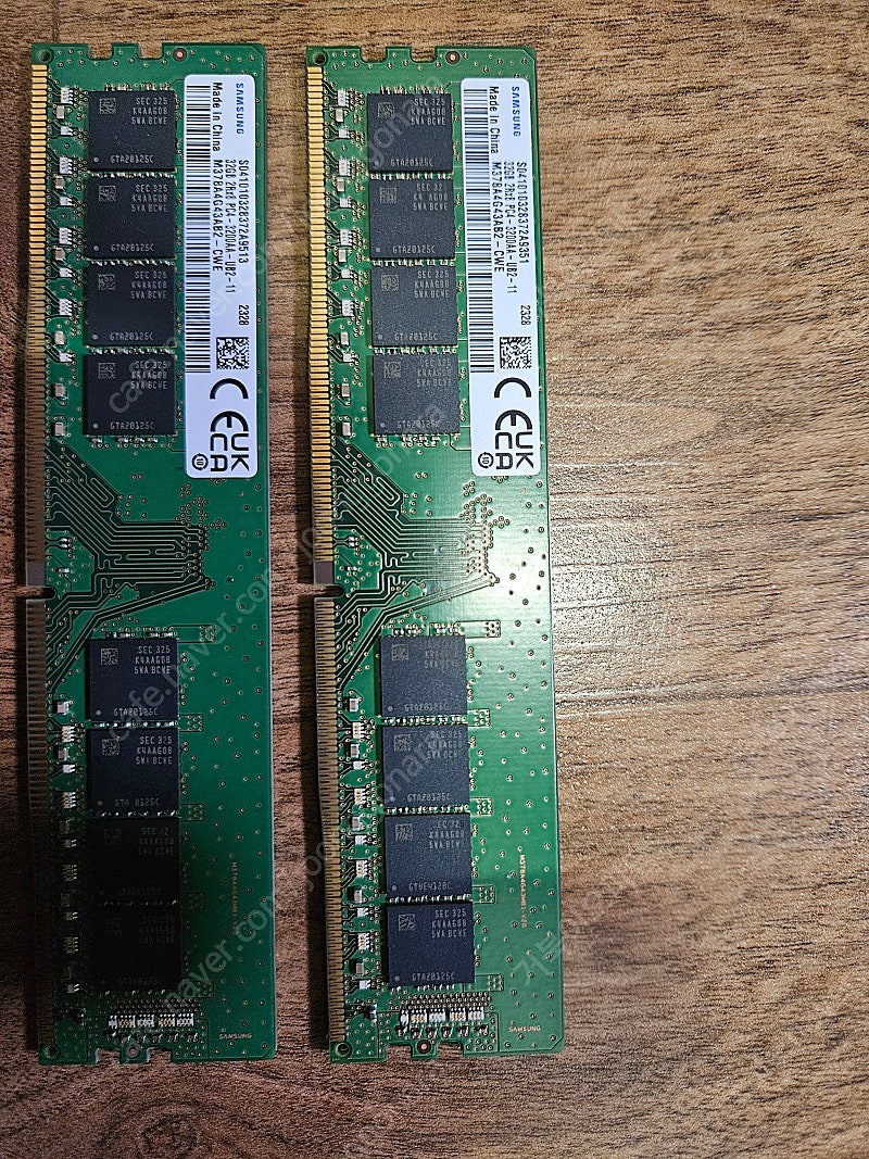 램 삼성ddr4 3200 32gb ×2 팝니다