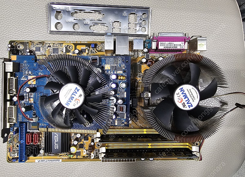 (구형 PC부품) 인텔 펜티엄D 945 CPU 및 메인보드, RAM, 그래픽카드 일괄 (고전게임용)