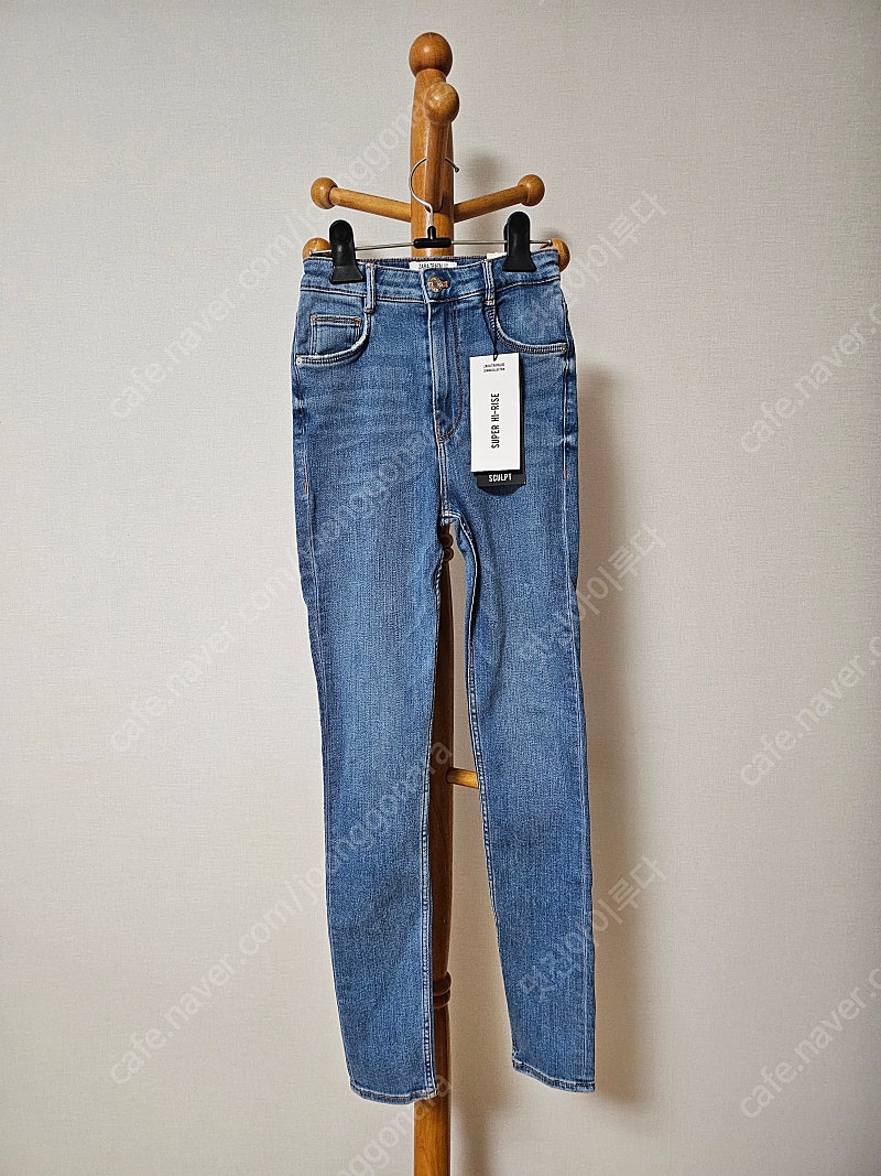 (새상품) zara 자라 데님 팬츠 자라 청바지 SKINNY SCULPT (22인치)