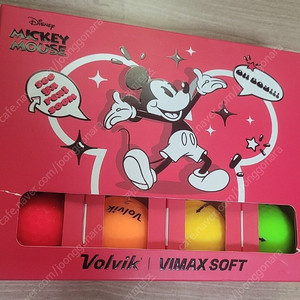 [판매] 볼빅 Volvik 미키마우스 VIMAX SOFT 골프공 1박스 새상품