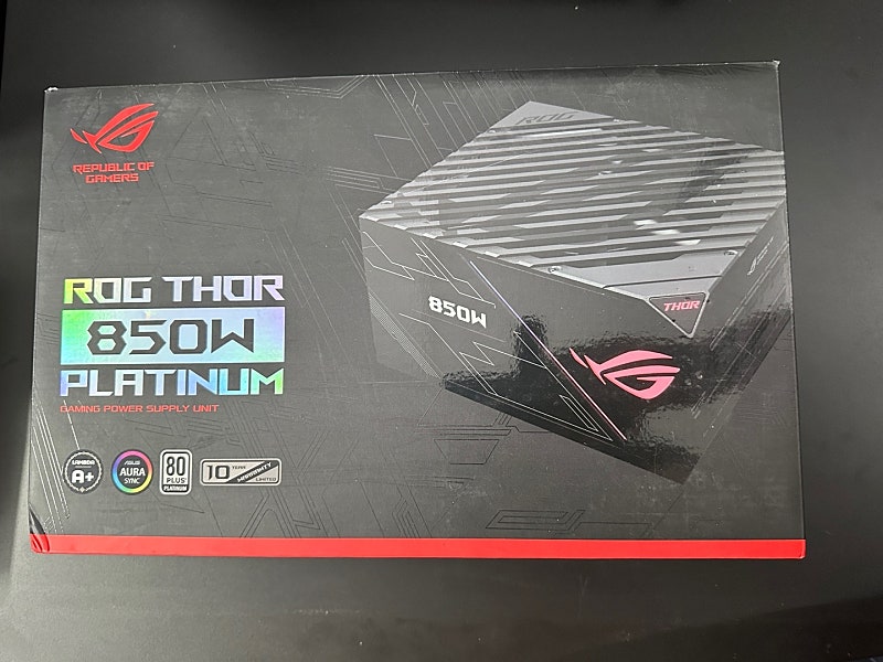 ASUS ROG THOR 850W PLATINUM 플래티넘