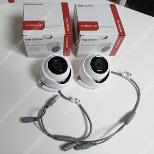 HIKVISION 하이크비전 cctv 500만화소 카메라 2대 판매