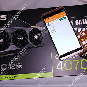 [미개봉]ASUS TUF Gaming RTX 4070 Ti O12G OC D6X 12GB
