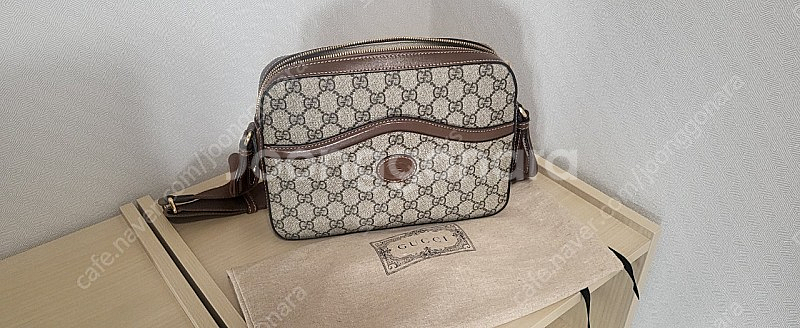 구찌 남성 인터로킹 메신저백--0