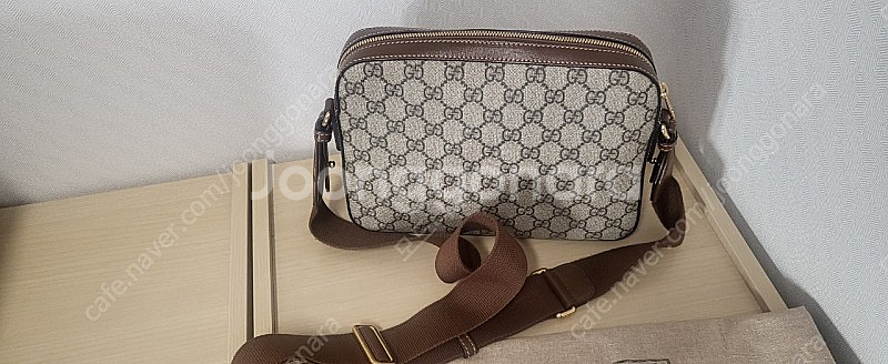 구찌 남성 인터로킹 메신저백--3