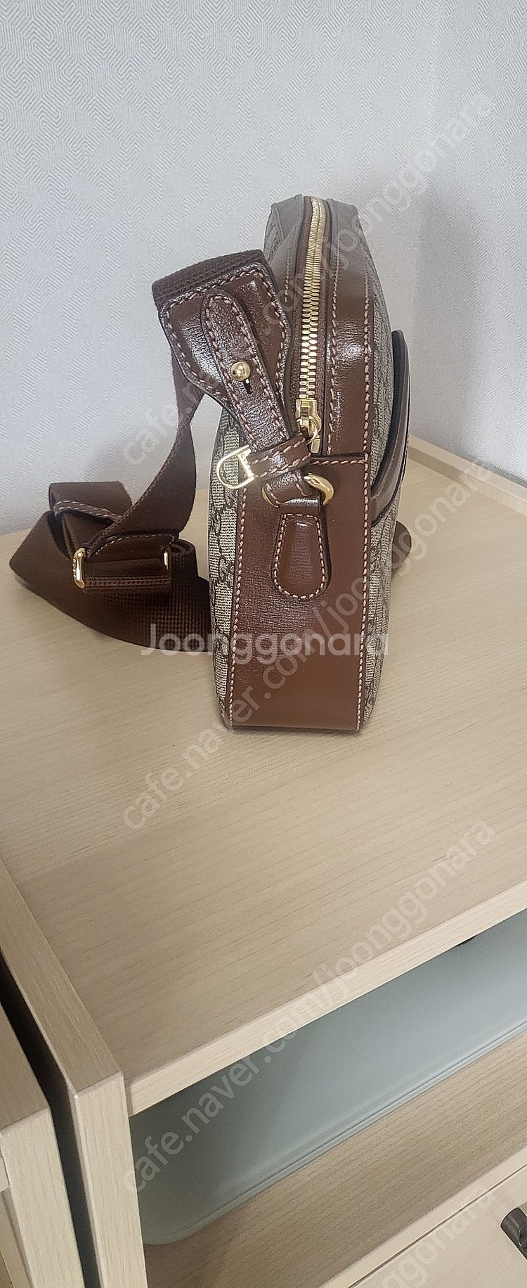 구찌 남성 인터로킹 메신저백--4