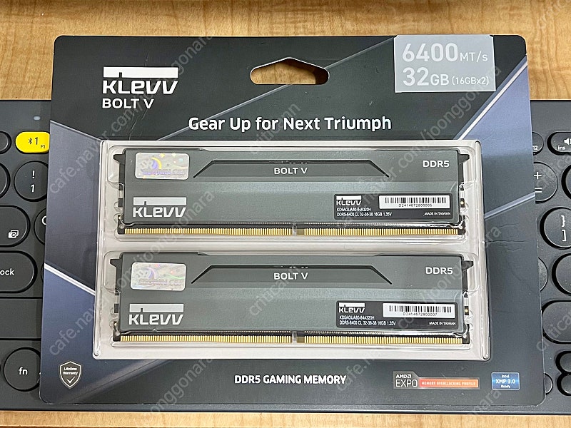 [ RAM ] KLEVV BOLT V DDR5 6400 CL32 32GB(16GBx2)
