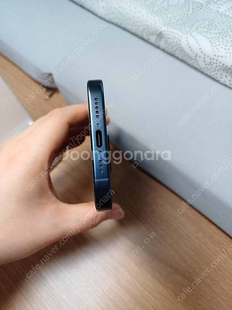아이폰15 프로 블루 티타늄 128gb(애케플o) 판매...--2