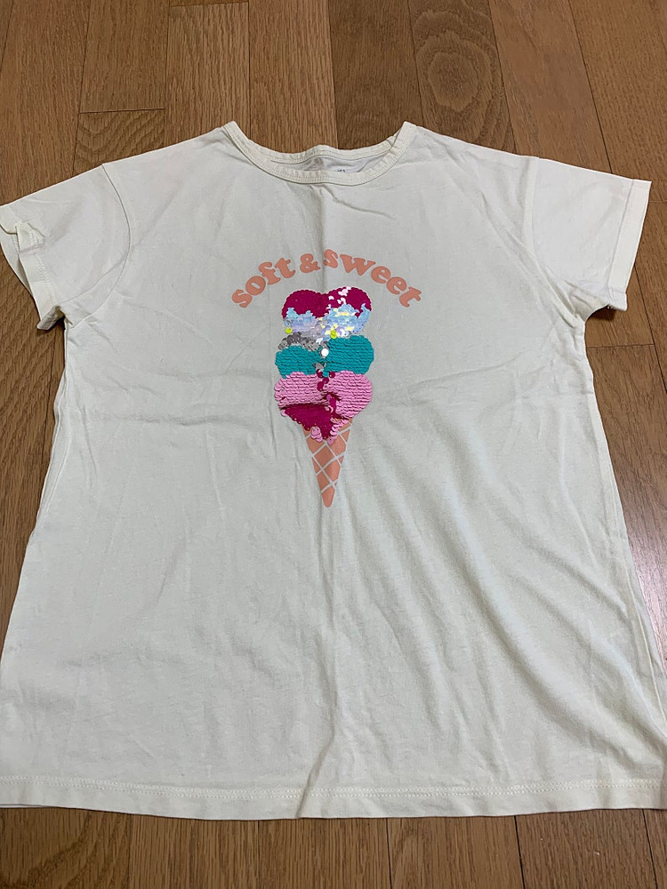 여아 반팔 티셔츠 7종 150 사이즈--4