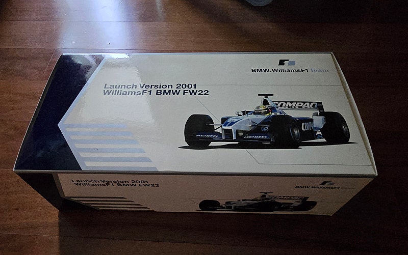 1/18 빅스케일 WILLIAMS F1 BMW F22 경주 자동차 다이캐스트